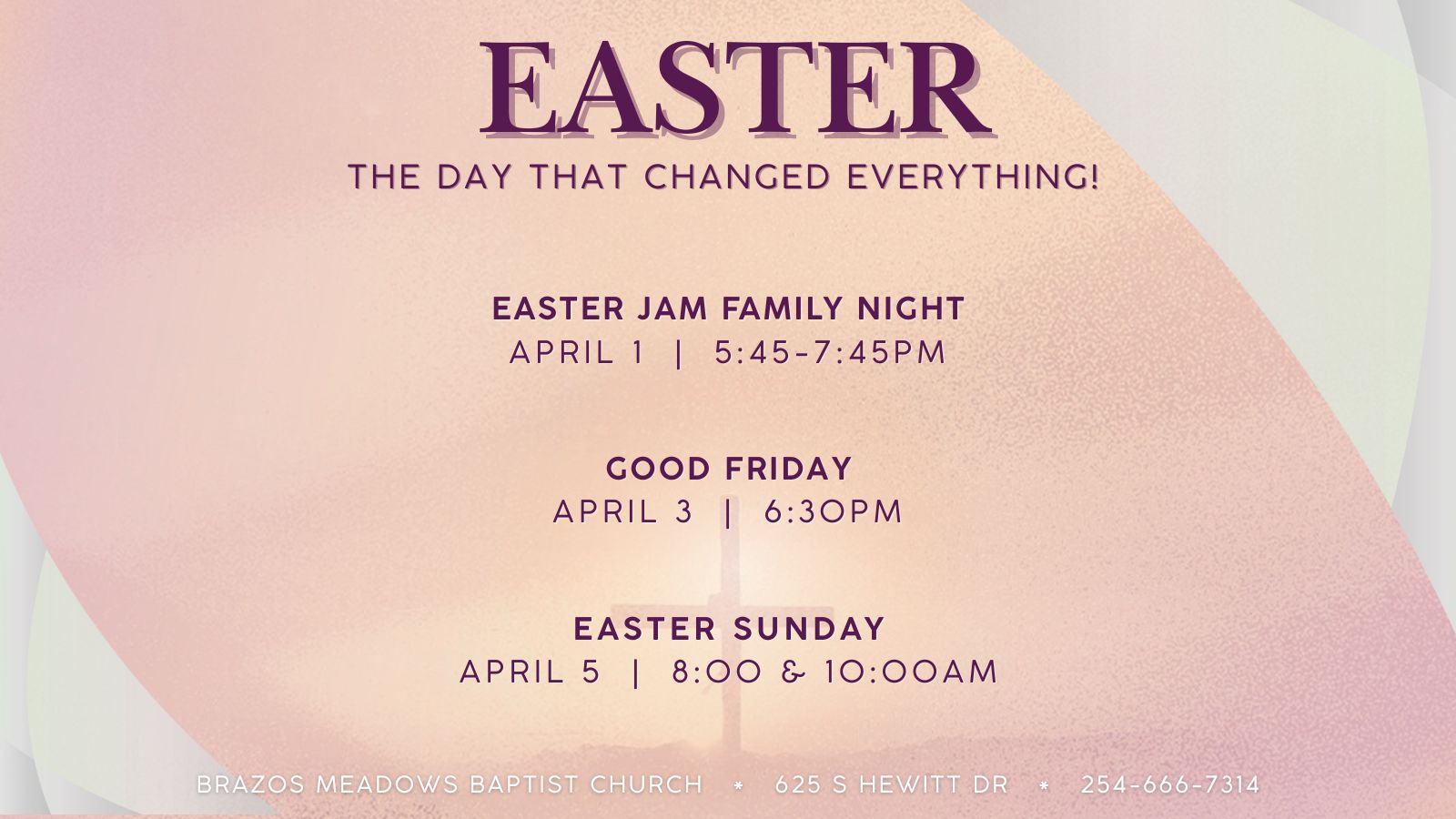 Brazos Meadows Baptist Church 625 S Hewitt Dr 254-666-7314